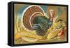 Turkey with Fruits-null-Framed Stretched Canvas