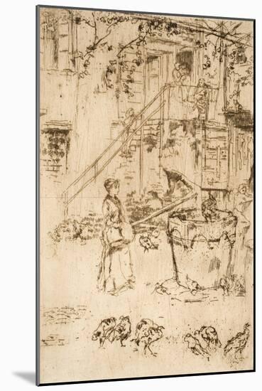 Turkeys, 1879-80-James Abbott McNeill Whistler-Mounted Giclee Print