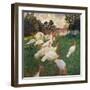 Turkeys-Claude Monet-Framed Art Print