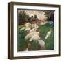 Turkeys-Claude Monet-Framed Art Print