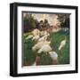 Turkeys-Claude Monet-Framed Art Print