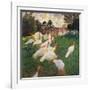 Turkeys-Claude Monet-Framed Art Print