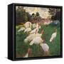 Turkeys-Claude Monet-Framed Stretched Canvas