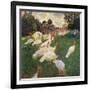 Turkeys-Claude Monet-Framed Art Print