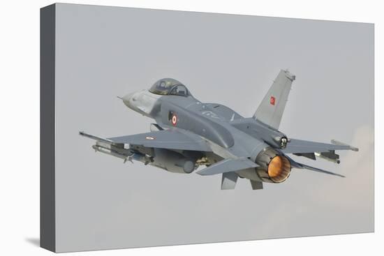 Turkish Air Force F-16 in Flight over Turkey-Stocktrek Images-Stretched Canvas