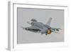 Turkish Air Force F-16 in Flight over Turkey-Stocktrek Images-Framed Photographic Print