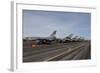 Turkish Air Force F-16 Jets on the Flight Line at Albaacete Air Base, Spain-Stocktrek Images-Framed Photographic Print