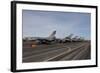 Turkish Air Force F-16 Jets on the Flight Line at Albaacete Air Base, Spain-Stocktrek Images-Framed Photographic Print