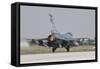 Turkish Air Force F-16 Preparing for Takeoff-Stocktrek Images-Framed Stretched Canvas