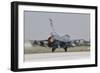 Turkish Air Force F-16 Preparing for Takeoff-Stocktrek Images-Framed Photographic Print