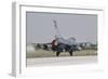 Turkish Air Force F-16 Preparing for Takeoff-Stocktrek Images-Framed Photographic Print