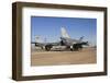 Turkish Air Force F-16's on the Ramp at Izmir Air Station, Turkey-Stocktrek Images-Framed Photographic Print