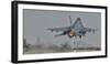 Turkish Air Force F-16 Taking Off During Exercise Anatolian Eagle-Stocktrek Images-Framed Photographic Print