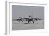 Turkish Air Force F-16C-D Aircraft Taxiing on the Runway-Stocktrek Images-Framed Photographic Print