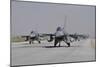 Turkish Air Force F-16C-D Aircraft Taxiing on the Runway-Stocktrek Images-Mounted Photographic Print