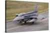 Turkish Air Force F-16D Block 52 with Conformal Fuel Tanks-null-Stretched Canvas