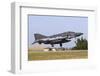 Turkish Air Force F-4E 2020 Terminator Taking Off-Stocktrek Images-Framed Photographic Print