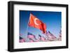 Turkish and American Flags during 3000 Flags for 9-11 Tribute-Joseph Sohm-Framed Photographic Print