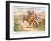 Turkish Bashi-Bazouk, Russo-Turkish War, 1877-null-Framed Giclee Print