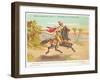 Turkish Bashi-Bazouk, Russo-Turkish War, 1877-null-Framed Giclee Print