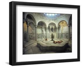 Turkish Bath, Cagaloglu Hamami, Istanbul, Turkey, Europe-Woolfitt Adam-Framed Photographic Print