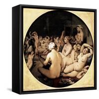 Turkish Bath-Jean-Auguste-Dominique Ingres-Framed Stretched Canvas