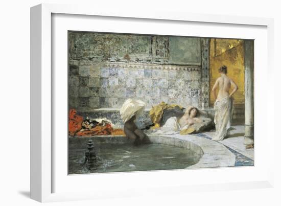 Turkish Bath-Domenico Morelli-Framed Giclee Print