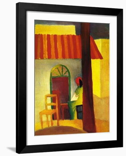 Turkish Café-Auguste Macke-Framed Art Print