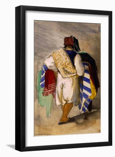 Turkish Carpet Seller, 1841-William James Muller-Framed Giclee Print