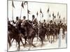 Turkish Cavalry in Constantinople during Balkans War, October 1912-null-Mounted Photographic Print