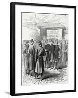 Turkish Commander Osman Nuri Pasha Surrendering Pleven to Tsar, Russo-Turkish War, Bulgaria-null-Framed Giclee Print