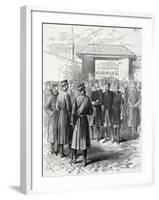 Turkish Commander Osman Nuri Pasha Surrendering Pleven to Tsar, Russo-Turkish War, Bulgaria-null-Framed Giclee Print