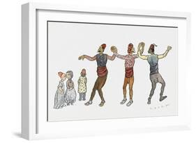 Turkish Dancers - Salonica-null-Framed Art Print