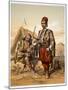 Turkish foot soldiers in the Ottoman army, 1857-Amadeo Preziosi-Mounted Giclee Print