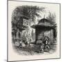 Turkish Fountain, Constantinople, Istanbul, Turkey, 19th Century-null-Mounted Giclee Print