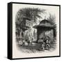 Turkish Fountain, Constantinople, Istanbul, Turkey, 19th Century-null-Framed Stretched Canvas