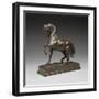Turkish Horse, C.1838 (Bronze)-Antoine Louis Barye-Framed Giclee Print