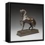 Turkish Horse, C.1838 (Bronze)-Antoine Louis Barye-Framed Stretched Canvas