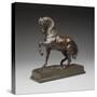 Turkish Horse, C.1838 (Bronze)-Antoine Louis Barye-Stretched Canvas