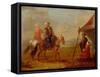 Turkish Horseman-August Querfurt-Framed Stretched Canvas