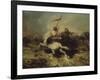 Turkish Horsemen, also known as the Flagship Turkish-Alexandre Gabriel Decamps-Framed Giclee Print