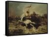 Turkish Horsemen, also known as the Flagship Turkish-Alexandre Gabriel Decamps-Framed Stretched Canvas