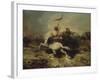 Turkish Horsemen, also known as the Flagship Turkish-Alexandre Gabriel Decamps-Framed Giclee Print