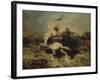 Turkish Horsemen, also known as the Flagship Turkish-Alexandre Gabriel Decamps-Framed Giclee Print