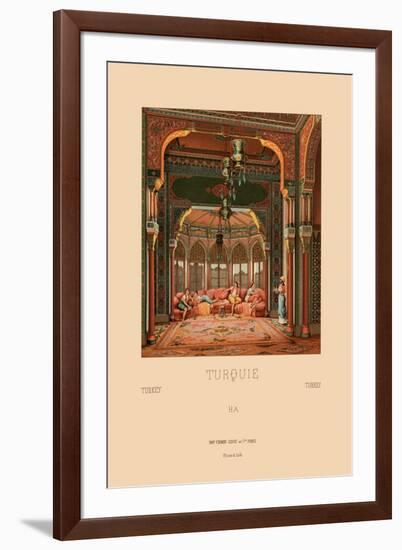 Turkish Interior-Racinet-Framed Art Print
