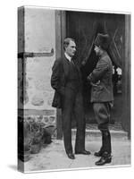 Turkish Leader Mustafa Kemal Ataturk Speaking W. His General, Ismet Pasha-null-Stretched Canvas