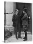 Turkish Leader Mustafa Kemal Ataturk Speaking W. His General, Ismet Pasha-null-Stretched Canvas