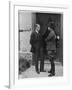 Turkish Leader Mustafa Kemal Ataturk Speaking W. His General, Ismet Pasha-null-Framed Photographic Print