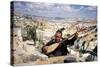 Turkish Man Playing a Type of Mandolin Called a Sis-Bill Ray-Stretched Canvas