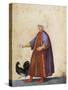 Turkish Man Wearing Turban-Jacopo Ligozzi-Stretched Canvas